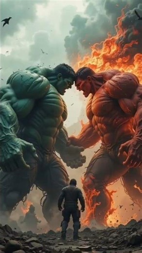 Hulk Defeats Red Hulk… But Deadpool Appears #marvel #hulk #deadpool #redhulk