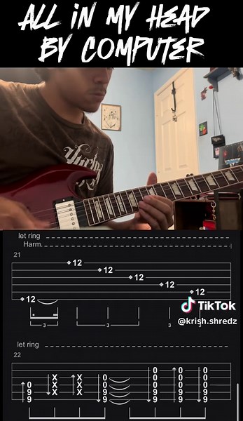 Guitar Tutorial: All in My Head by @computerband