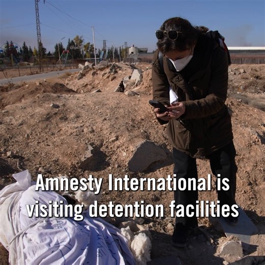 10K views · 271 reactions | Amnesty International is visiting detention facilities to uncover the fate of tens of thousands disappeared in Syria. Evidence of atrocities must be protected. Every second matters. Truth and justice must prevail. | Amnesty International | Facebook