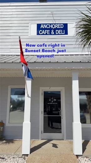 Anchored Cafe and Deli ⚓️🥓✝️ 7290 Beach Dr SW Unit 17 Ocean Isle Beach, NC Hours of Operation: Mon-Sat: 6:00 AM - 2:00 PM Sun: CLOSED It has been a week since Sunset Beach/Ocean Isle Beach’s newest cafe soft opened Anchored Cafe and Deli, and it is definitely a good place to check out. Located where the Minuteman gas station sits, this calming space offers coffee, pastries, and bagel sandwiches. Their bacon egg and cheese, in particular, was very tasty. The latte in the reel was not too sweet, 