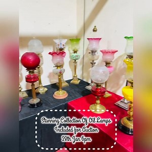4.4K views · 22 reactions | Another STUNNING Oil Lamp Collection Going Under the Hammer at Auctions NI Lurgan from Wed 28th Jan 6pm ❤️ Don’t Miss Out! Catalogue Coming End of the Week! | Auctions NI Lurgan - Auctions Northern Ireland | Facebook