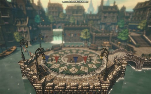 首次尝试用UNITY制作HD-2D风格场景（八方旅人资源）