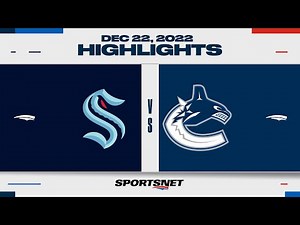 NHL Highlights | Kraken vs. Canucks - December 22, 2022