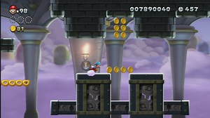 Meringue Clouds-Castle Ludwig's Clockwork Tower - New Super Mario U Guide - IGN
