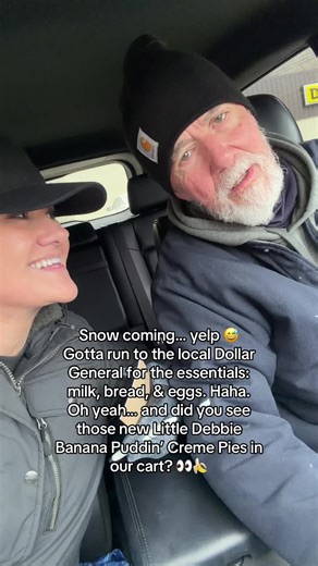 Local Dollar General run! Kentucky Here #snowing #dollargeneral #smalltown #couplestiktok #husbandandwife