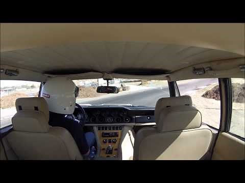 Jensen Interceptor with Six Pack EFI Racing on a Short Road Course