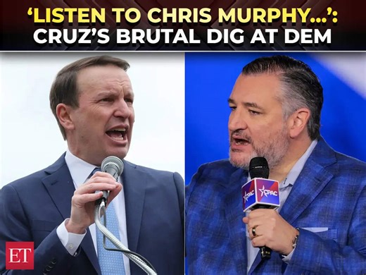 'Lefty Democrat senator!': Ted Cruz explodes at Chris Murphy over illegal immigrant remarks