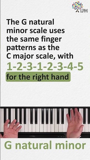 Learn scales: G natural minor