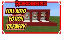 100% Fully Automatic Potion Brewing Station Minecraft Map