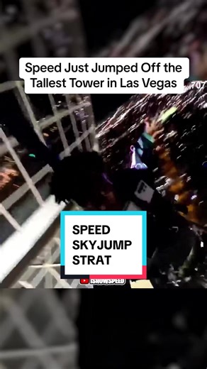 IShowSpeed Conquers SkyJump at The STRAT Hotel