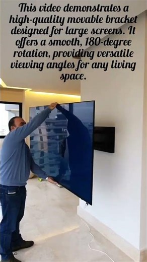 Flexible Large Screen TV Mounting Solution