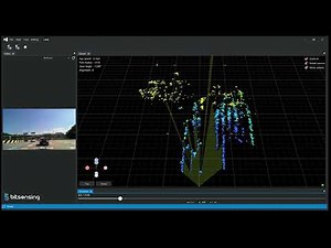 bitsensing 4D Imaging Radar Demo | Real-World Detection: Toll Gate, Tunnel, Roundabout & More