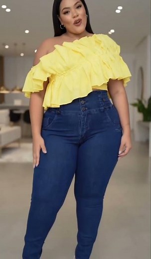 A Calça Jeans Feminina Plus Size que MODELA TUDO! (Cós Super Alto)