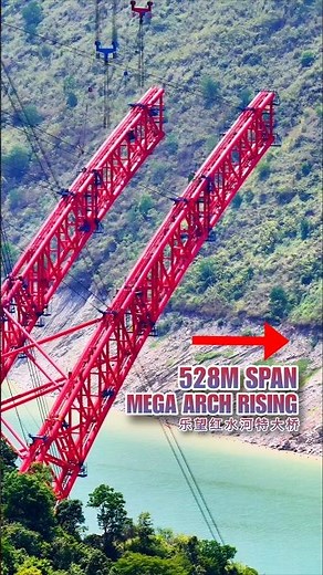 528M MEGA ARCH RISES OVER DEEP CANYON ⚙️ | China Super Bridge Build