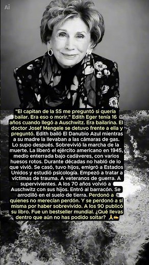 Bailar o morir. La bailarina de auschwitz