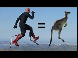 Bionic Boots / How fast can you run with bionic boots | pogo boots | kangaru shoes
