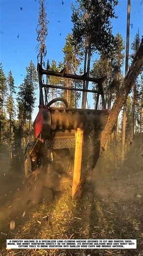 This Forestry Mulcher Turns Trees Into Wood Chips!