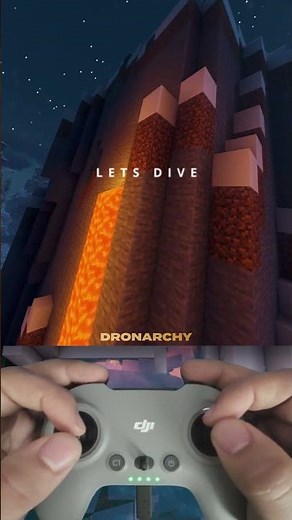 💥Minecraft Drone Mod FPV #shorts #drone #gameplay #minecraft