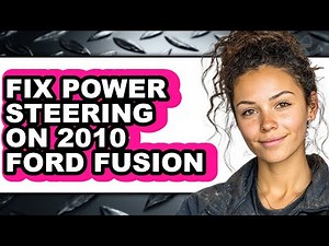 How to Fix Power Steering on 2010 Ford Fusion (Only Way)