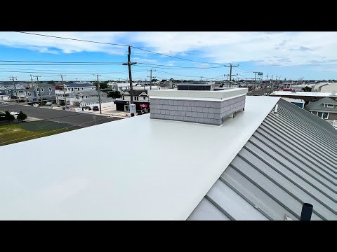 Fiberglass Roof System with Parapet Walls