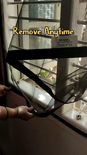 Stop Mosquitoes in 30 Seconds | ₹500 Window Hack #howto #mosquitonets #trending #viral #new #reels