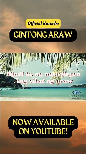 Bing Rodrigo - Gintong Araw (Official Karaoke) Dyna Music Entertainment #bingrodrigo #karaoke #opm