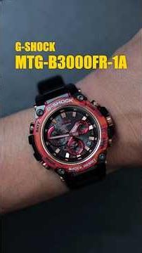 Introducing the stunning G-SHOCK, the Flare Red MTG-B3000FR-1A, themed around "solar flares," mas...