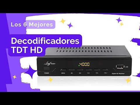 📺👉 6 Mejores Decodificadores TDT HD 💜 Sintonizadores TV Digital ¡No dejes de ver la televisión!