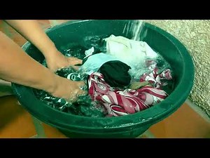 🪣 How to Wash Clothes the Old-Fashioned Way | Traditional Laundry Method by Hand