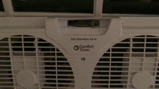 Watch HONEST review of Comfort Zone 9" Dual Window Fan on Amazon Live