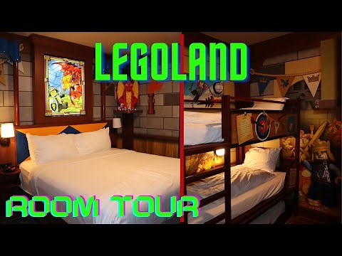 LEGOLAND CASTLE HOTEL ROOM TOUR| KNIGHTS & DRAGONS THEME