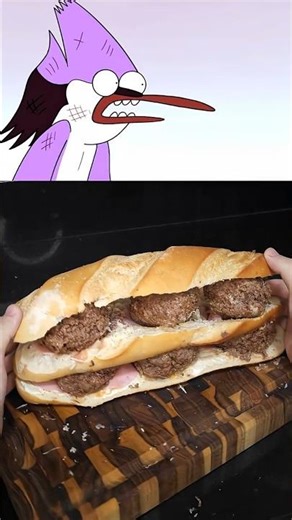 Double Deadly Sandwich, Regular Show! #shorts #shortvideo #regularshow #cooking