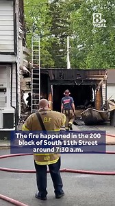 Lebanon duplex blaze sends firefighter to the hospital, displaces four: https://www.wgal.com/article/pennsylvania-lebanon-two-alarm-building-fire/64837490 #breakingnews #panews #lebanonpa | WGAL News Channel 8 Susquehanna Valley, Pa.