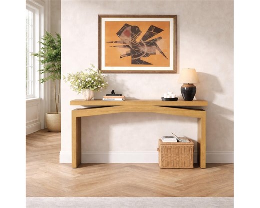 Solid Wood Console Table – Narrow Farmhouse Entryway Sofa Table - Etsy