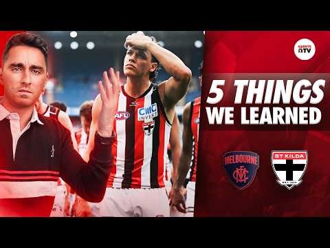 5 THINGS WE LEARNED from Melbourne v St Kilda | AFL 2026