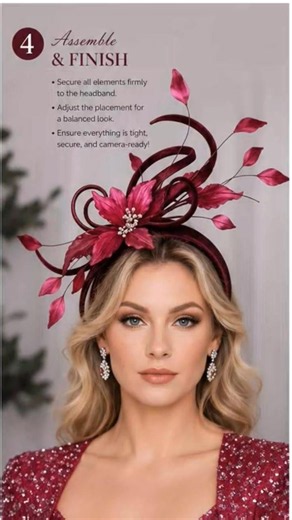 Watch the AI Steps on creating this fascinator..👍 or 👎, Comment