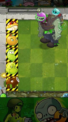 PvZ2 - Toadstool & 4 Plants vs Chomper Garg #Shorts #pvz2 #pvz #pvz2gameplay