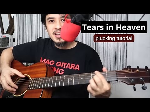Guitar Tutorial 'TEARS IN HEAVEN' Eric Clapton (step by step fingerstyle plucking)