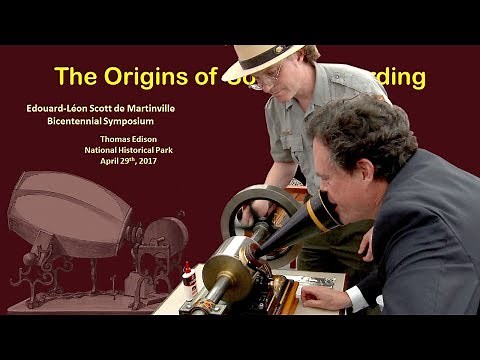 Phonautograph & Phonograph Demonstration [Jerry Fabris, David Giovannoni, Bob Ferrel, Tony Wellman]