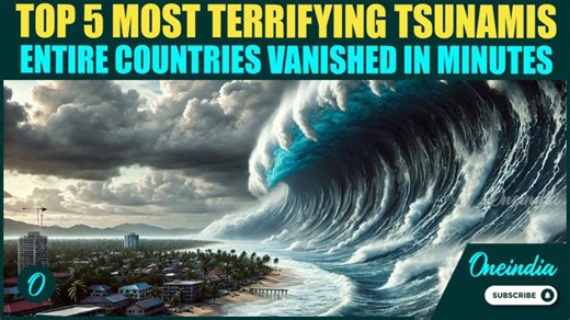Deadliest Tsunamis in History: Top 5 Most Terrifying Tsunamis EVER in World|Rare Footage & Aftermath