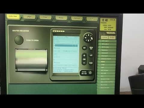 GMDSS Navtex Simulator Practical For Examination.