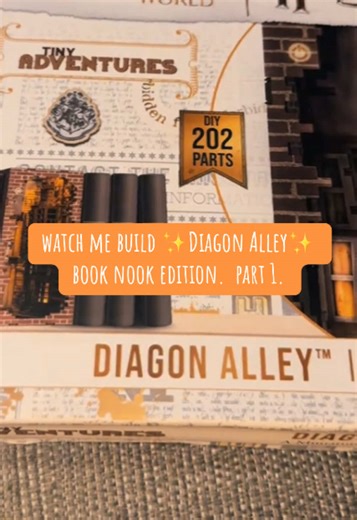 Building Diagon Alley Book Nook: Part 1