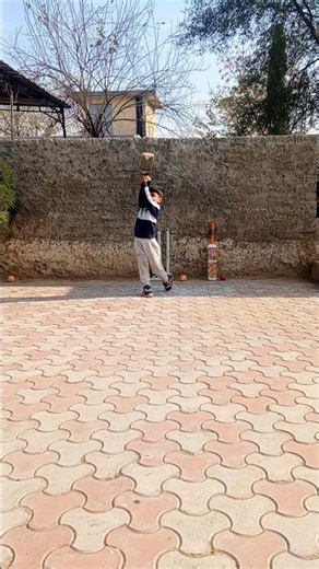 Little Champ Smashes Straight Six 🔥🏏 #shorts #cricket #viral #cricketshorts #trending
