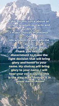 Biblical Affirmations for Wise Decisions | Christian Meditation Music with Scripture Declarations