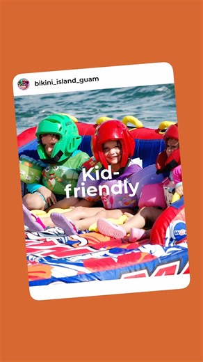 From gentle fun to wild thrills – something for everyone! ✨ #bikiniislandclub #guam