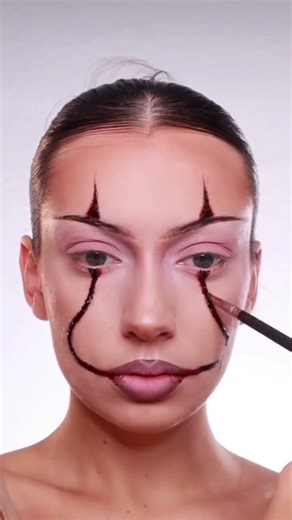 Perfect Halloween Makeup tutorial#sfxmakeup #sfx #makeuptips #makeuptutorial #shorts #tiktok