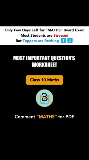 Class 10 Maths: Most Important Questions for Board Exam 2026