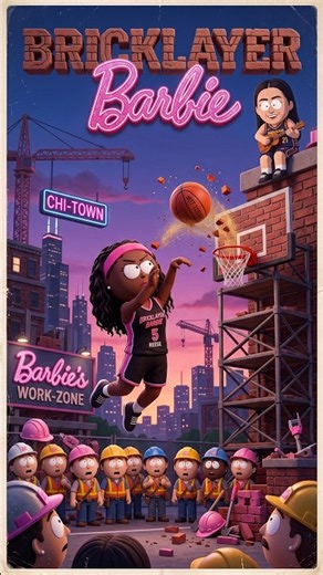 Bricklayer Barbie "Angel Reese Tribute" #shorts #wnba #angelreese