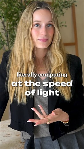 Tiffany Janzen on Instagram: "What if computers stopped using electricity and started using light…?🤯 We’ve hit a wall with silicon chips. Electrons can only move so fast and that’s what limits how quickly today’s GPUs can train AI. So researchers are building optical neural networks processors that compute using light, not electricity. They replace transistors with photonic circuits made of waveguides, mirrors, and modulators. When beams of light intersect, they perform calculations…addi