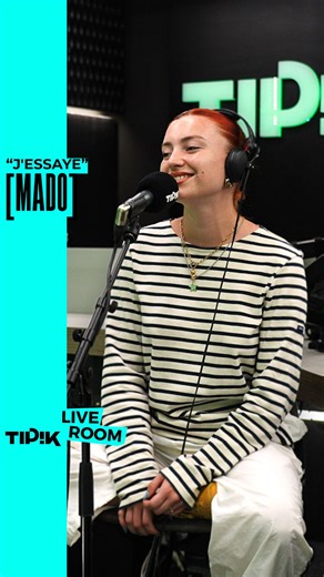 Mado interprète son single "J'essaye", une chanson entêtante et pure à découvrir dans la Tipik Liveroom. | Tipik - RTBF